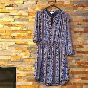 DR2 blue long sleeve dress L